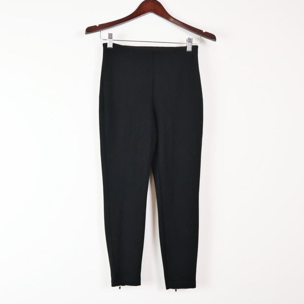 Lysse Size S Mindy Zip Ankle Leggings Pull On Pants 5255 Black